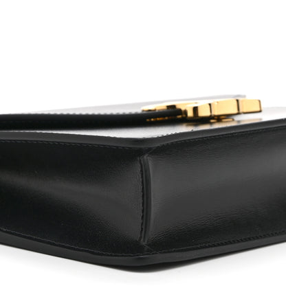 Celine Shiny Calfskin Triomphe Margo Wallet on Chain Black 9 of 10