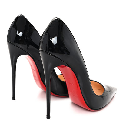 Christian Louboutin Patent So Kate 120 Pumps 38 Black 5 of 9