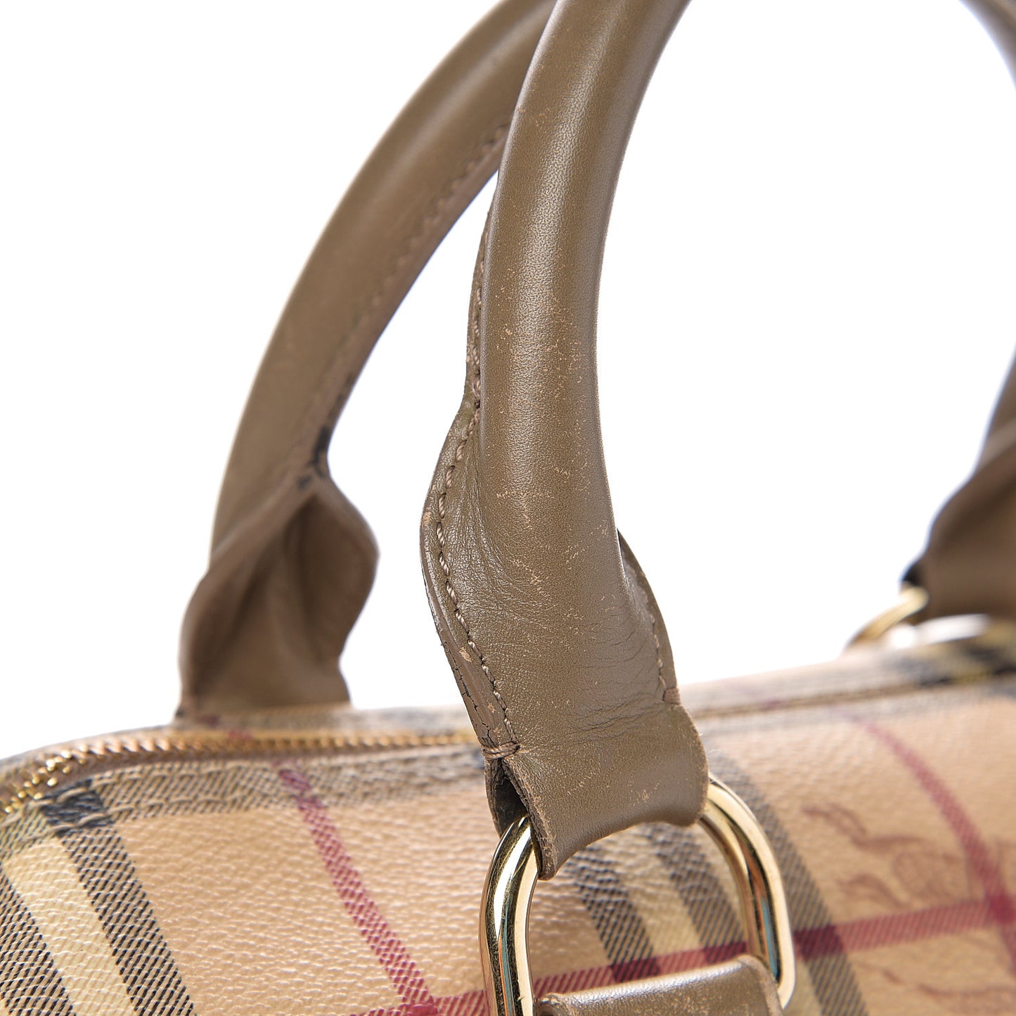 Haymarket Check Small Chester Bowling Bag Beige