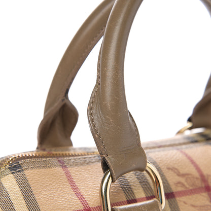 Burberry Haymarket Check Small Chester Bowling Bag Beige 11 of 16