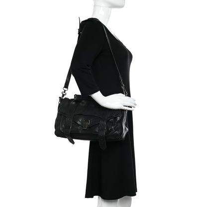 Proenza Schouler Lambskin Medium PS1 Satchel Black 2 of 11