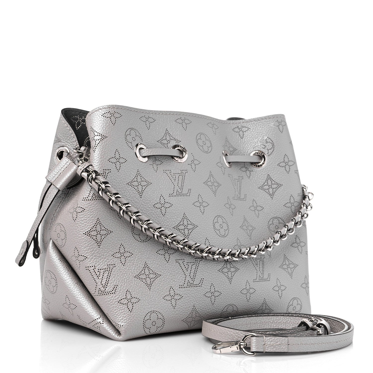 Louis Vuitton Metallic Mahina Bella Gris Souris 4 of 12