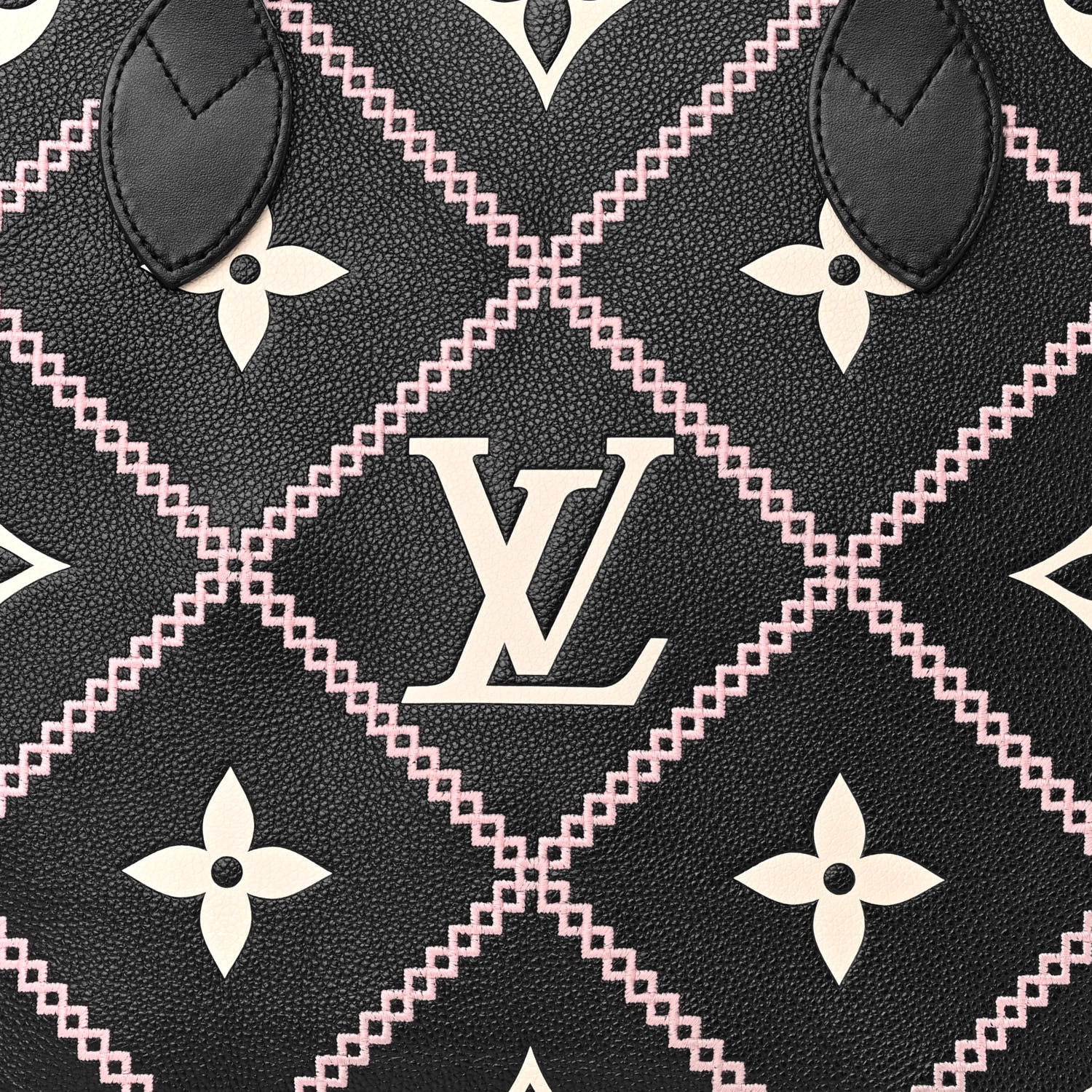 Louis Vuitton Empreinte Monogram Giant Broderies Neverfull MM Black 8 of 10