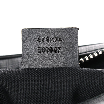 Gucci Soft GG Supreme Monogram Web Belt Bag Black Grey 7 of 9
