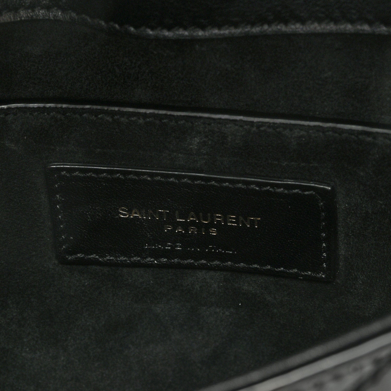 Saint Laurent Patent Quilted Le 57 Diamond Shoulder Bag Black 6 of 8