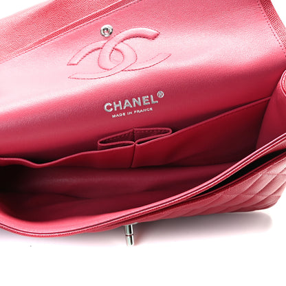 Chanel Caviar Quilted Medium Double Flap Red 8 of 11