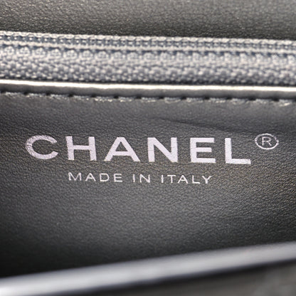 Chanel Metallic Goatskin Quilted Small Chic Pearls Flap Silver 6 of 10