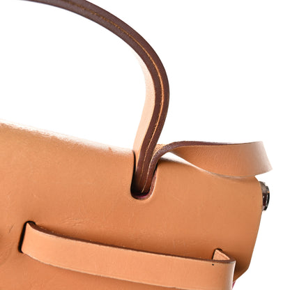 Hermes Vache Hunter Toile Herbag Zip 31 PM Rose Lipstick Natural 12 of 13