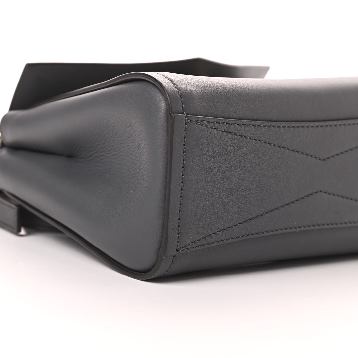 Calfskin Mini Mystic Shoulder Bag Storm Grey