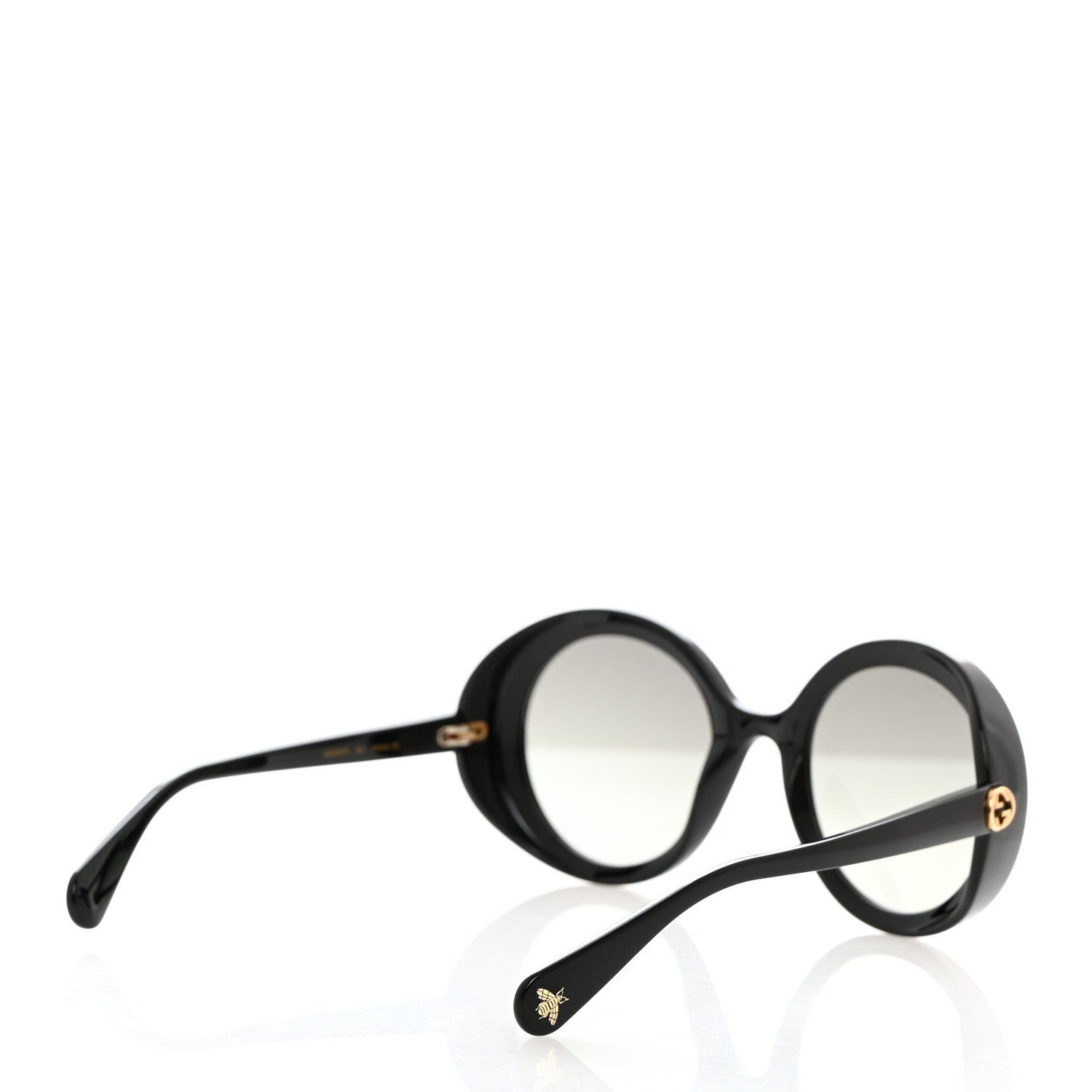 Gucci Acetate Round GG Sunglasses GG0367S Black 4 of 8