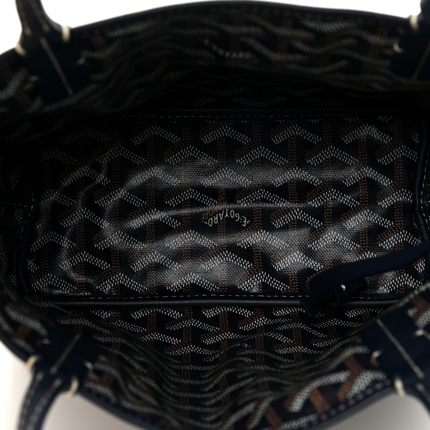 Goyard Goyardine Reversible Mini Anjou Navy 9 of 16