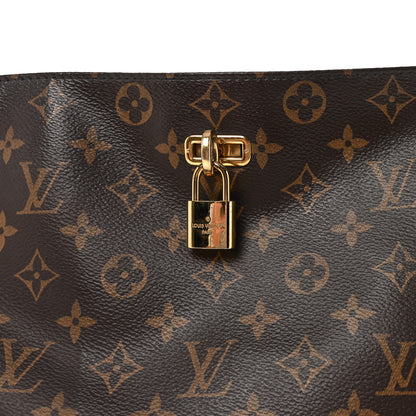 Louis Vuitton Monogram Python Ostrich Gaia Bordeaux 7 of 9