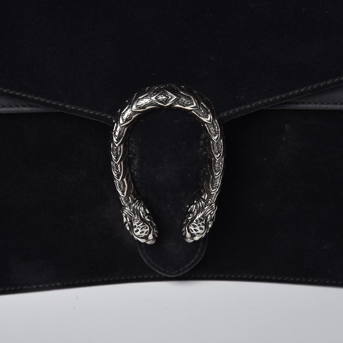 Suede Medium Dionysus Shoulder Bag Black
