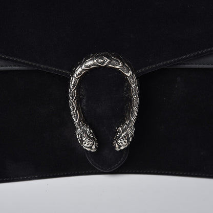 Gucci Suede Medium Dionysus Shoulder Bag Black 11 of 15