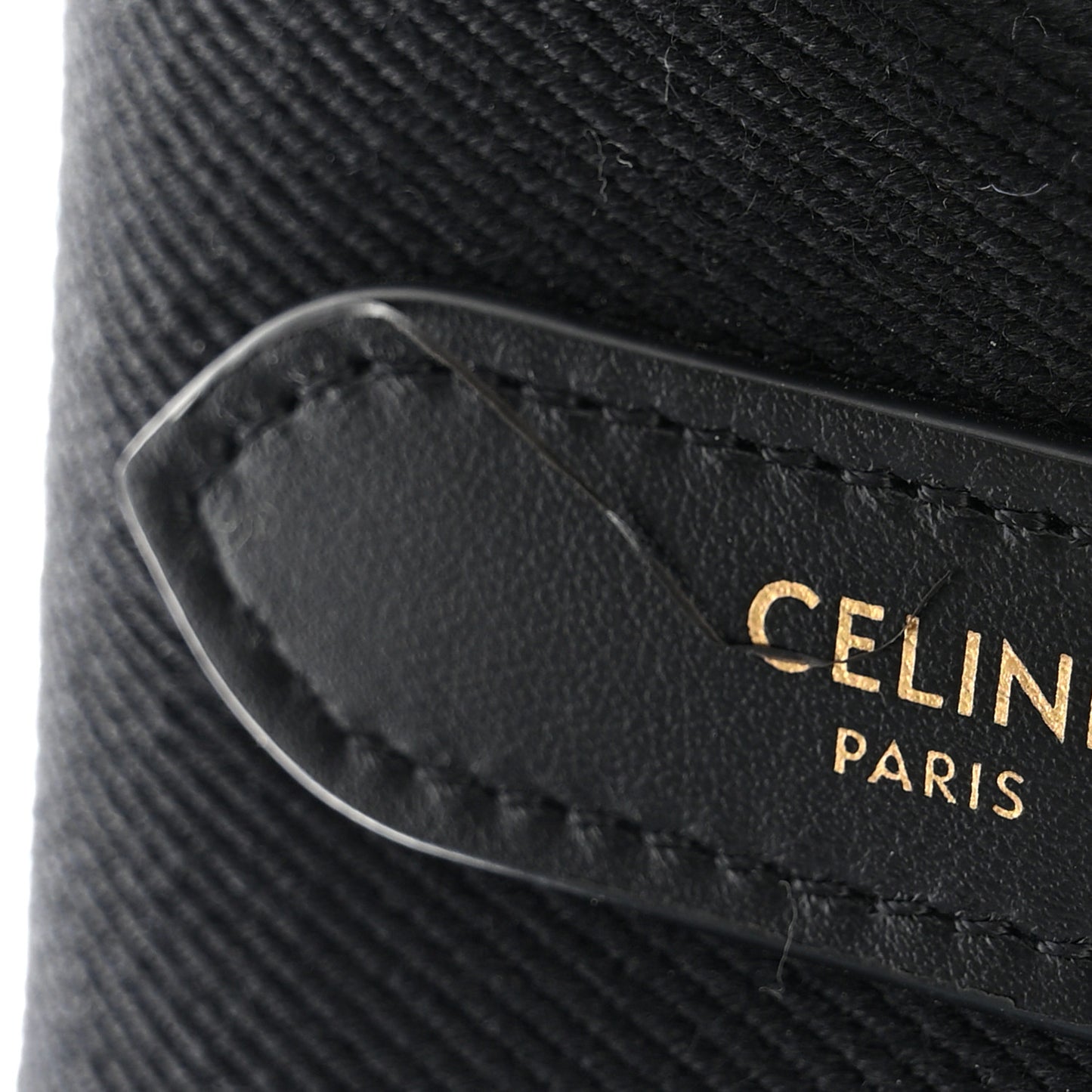 Jacquard Wool Logo Short Strap Black Beige