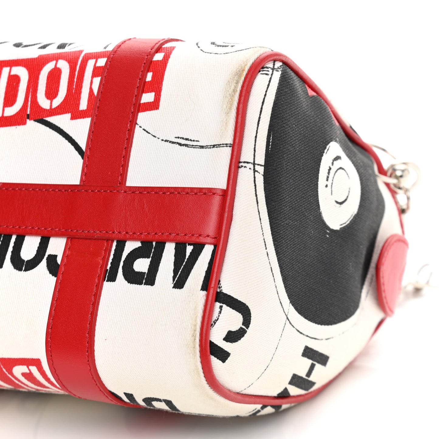 Canvas Hardcore Pierced Boston Black Red White