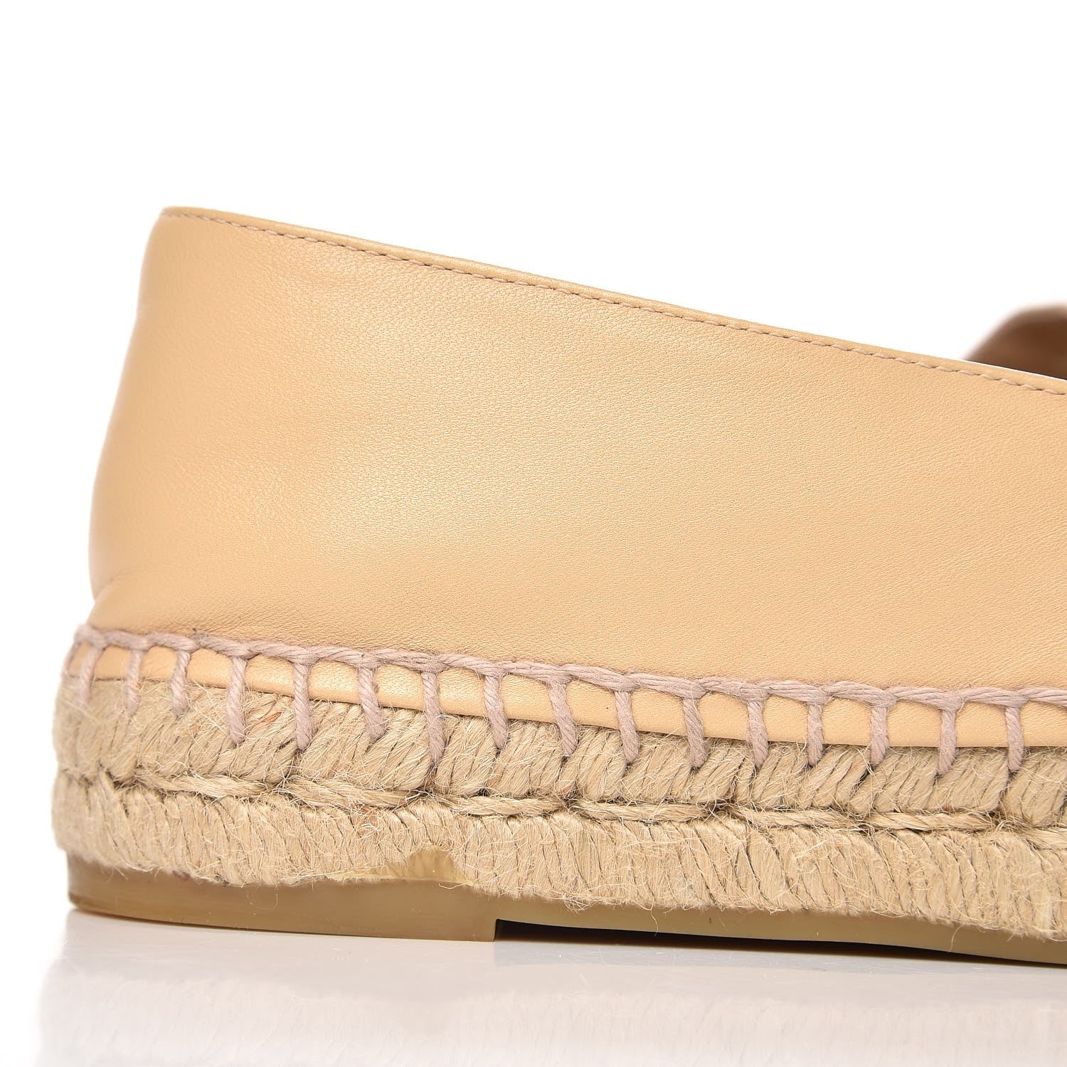 Chanel Lambskin CC Espadrilles 39 Beige Black 8 of 11