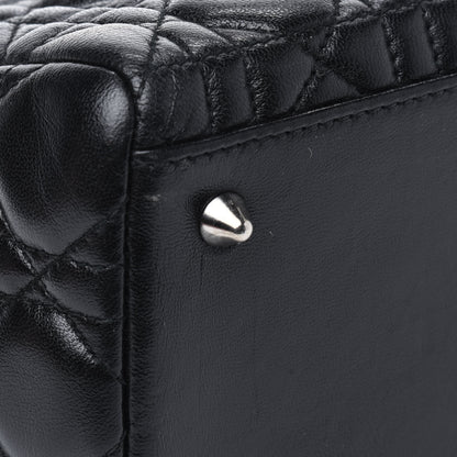 Christian Dior Lambskin Cannage Medium Lady Dior Black 11 of 14
