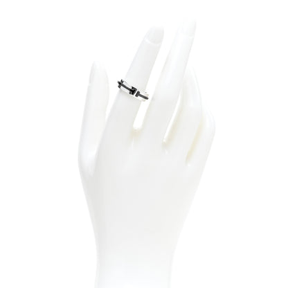 Tiffany Sterling Silver Titanium T Two Ring 52 6 2 of 5