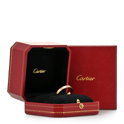 Cartier 18K Pink Gold 3.5mm LOVE Wedding Band Ring 64 10.75 5 of 5