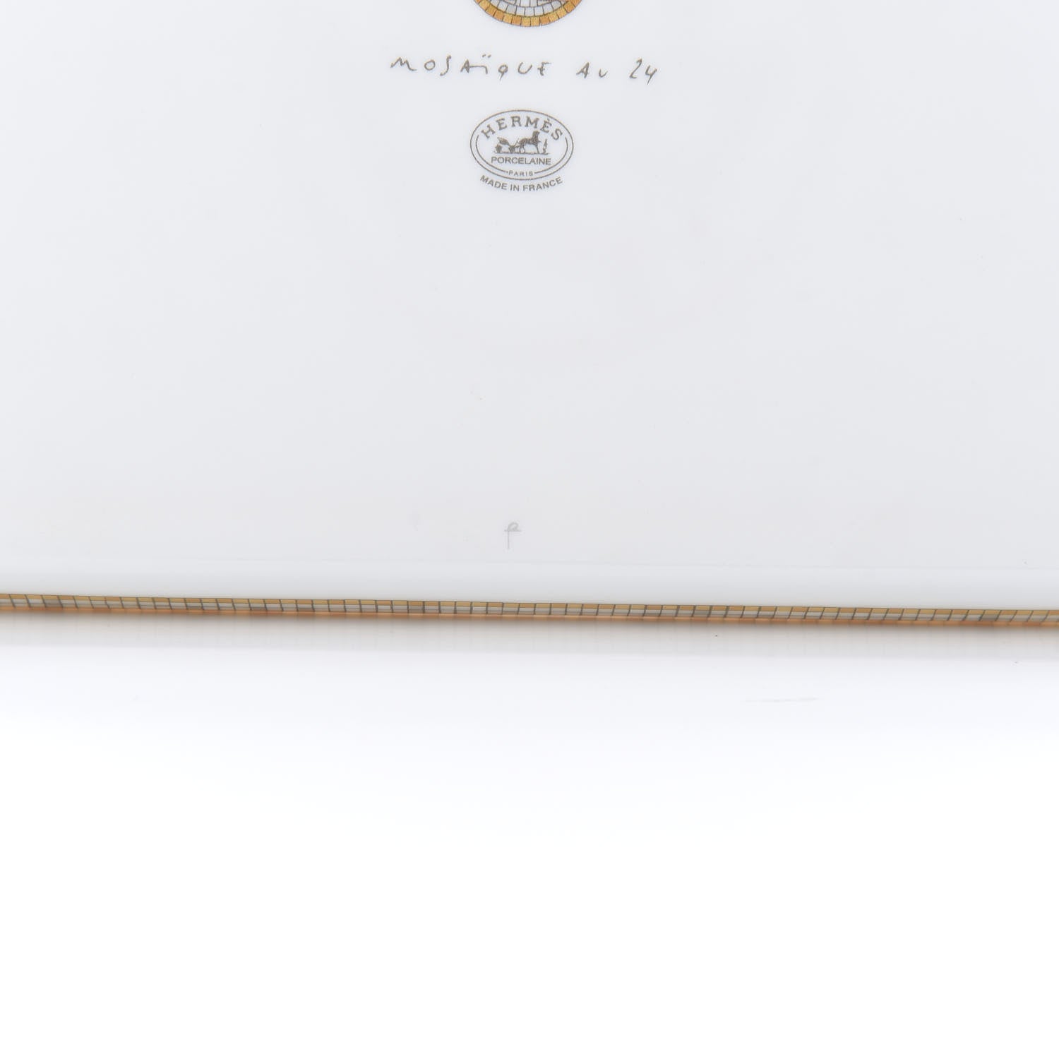 Hermes Porcelain Mosaique au 24 Sushi Plate 5 of 7