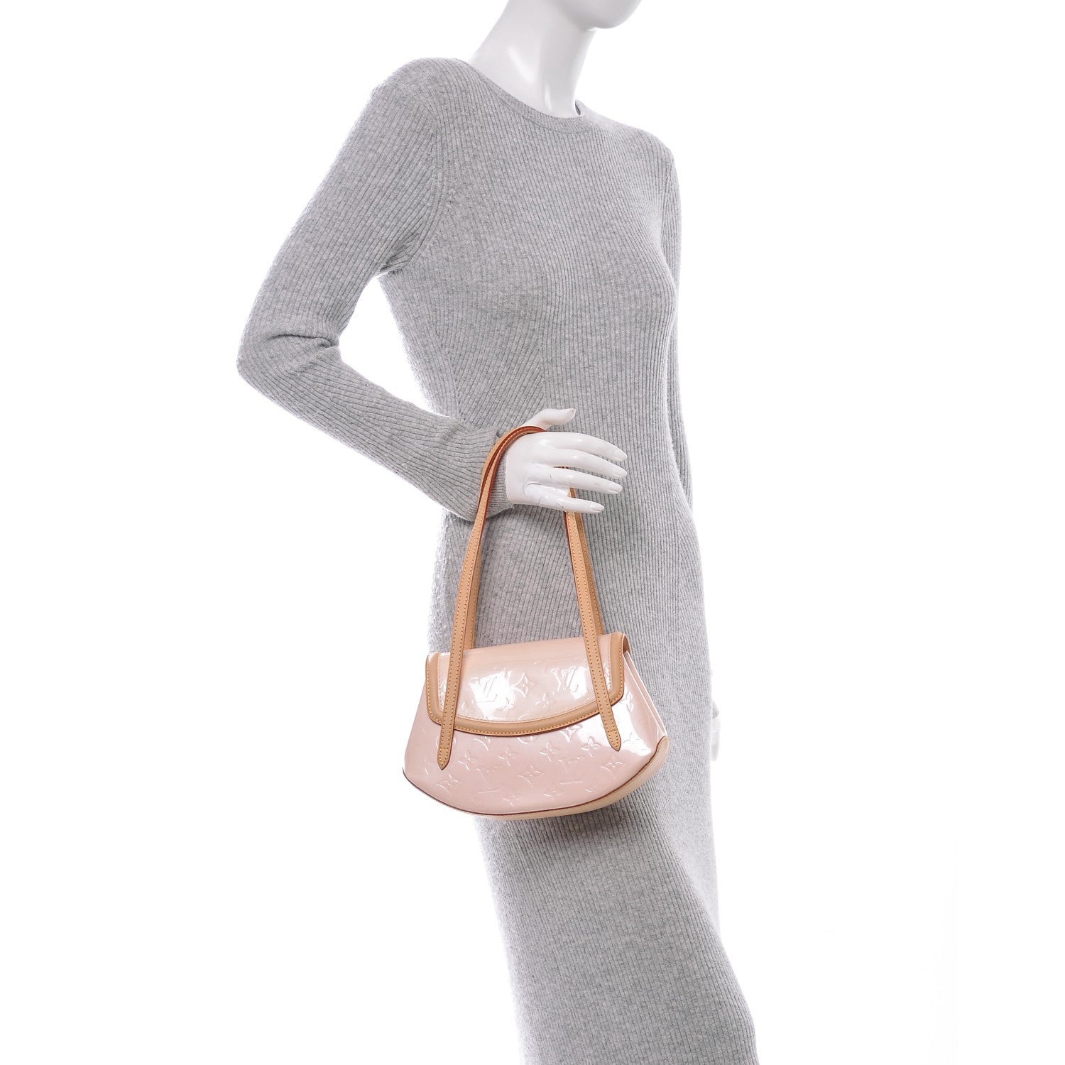 Louis Vuitton Vernis Biscayne Bay PM Marshmallow 2 of 6
