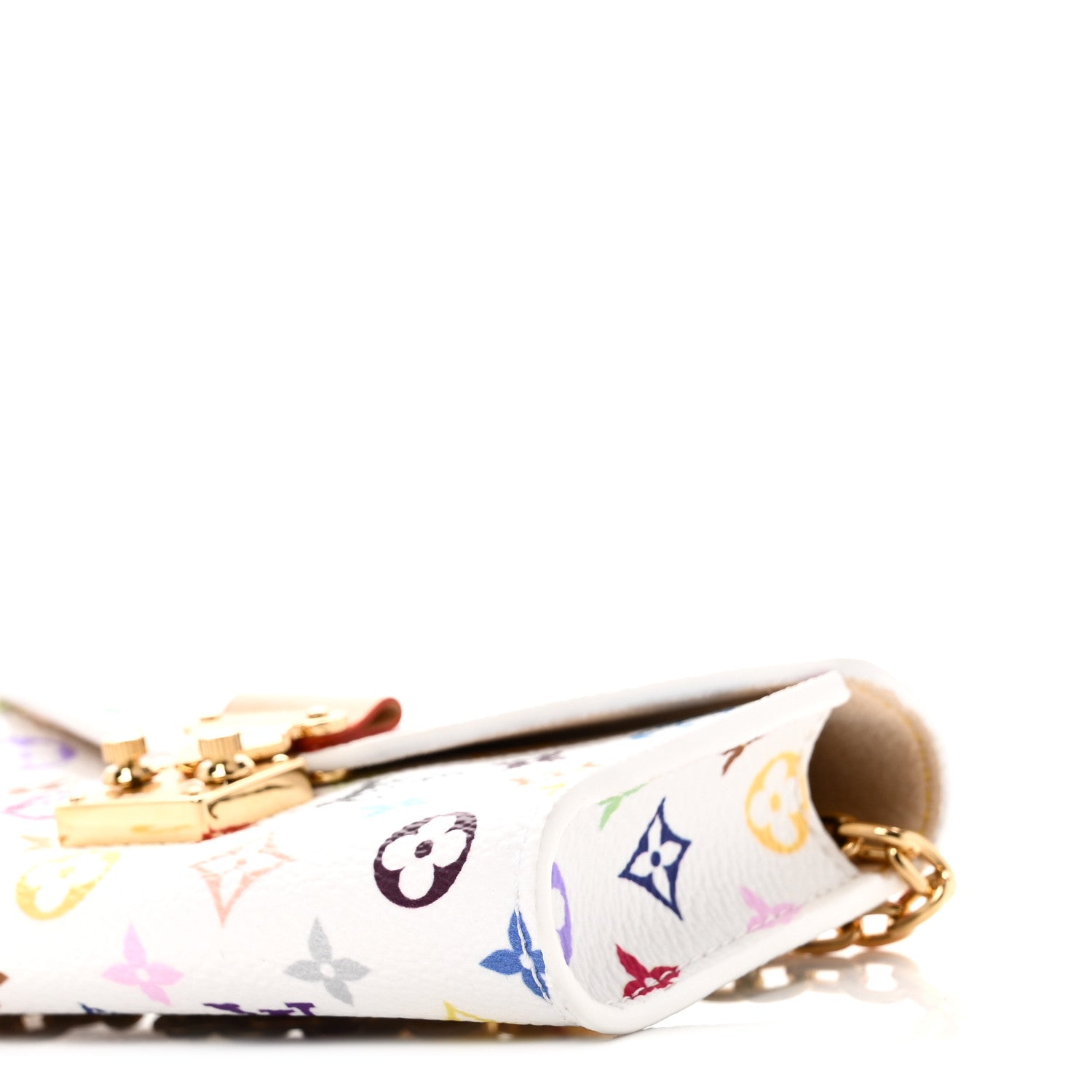 Louis Vuitton LV X TM Monogram Multicolor Pouch Metis Belt White 9 of 10