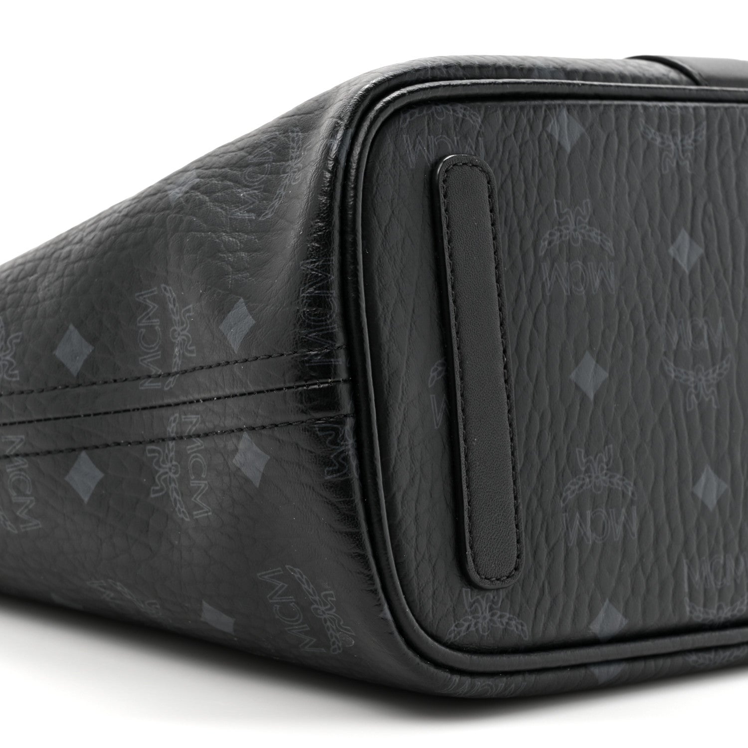MCM Visetos Small Liz Reversible Shopper Tote Black 16 of 19