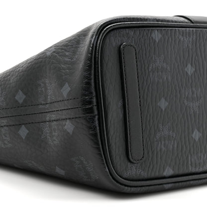MCM Visetos Small Liz Reversible Shopper Tote Black 16 of 19