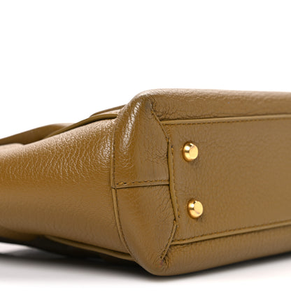 Bottega Veneta Grained Calfskin Maxi Intrecciato Small Arco Moutarde 10 of 13