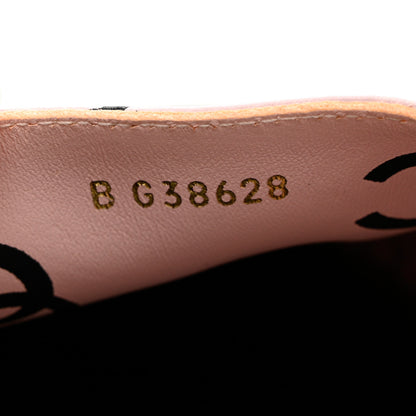 Chanel Lambskin Printed CC Espadrilles 38 Light Pink Black 9 of 9