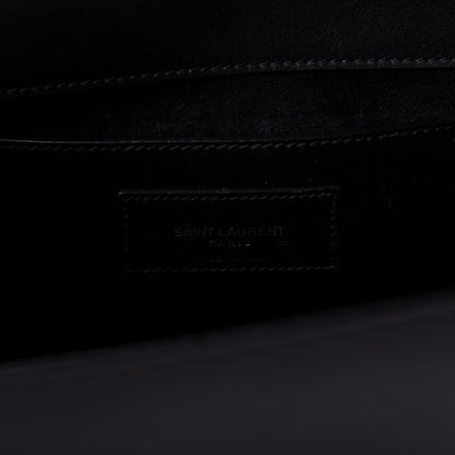 Saint Laurent Smooth Calfskin Medium Classic Monogram Kate Tassel Satchel Black 8 of 8