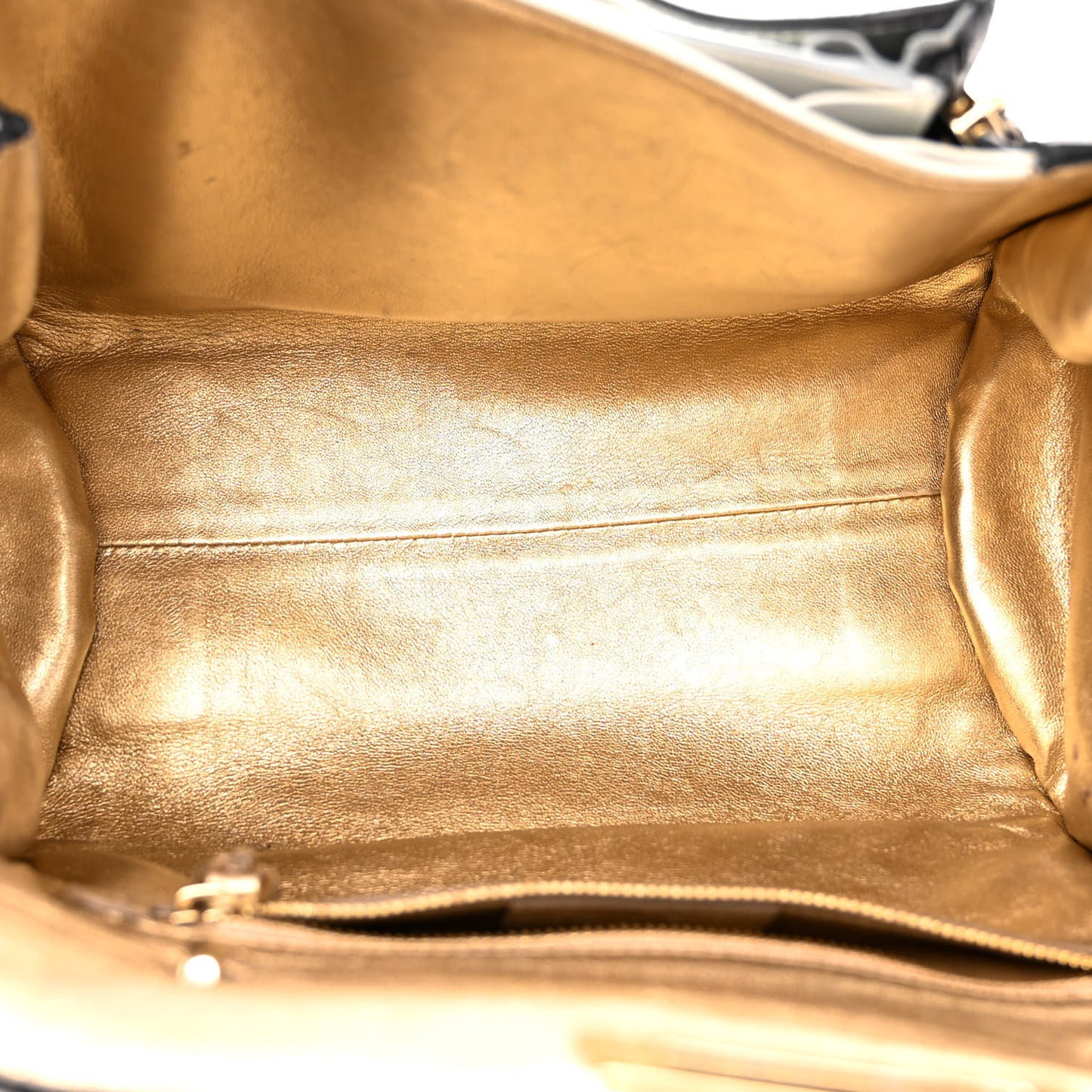 Calfskin Sofia Rainbow Top Handle Bag Black