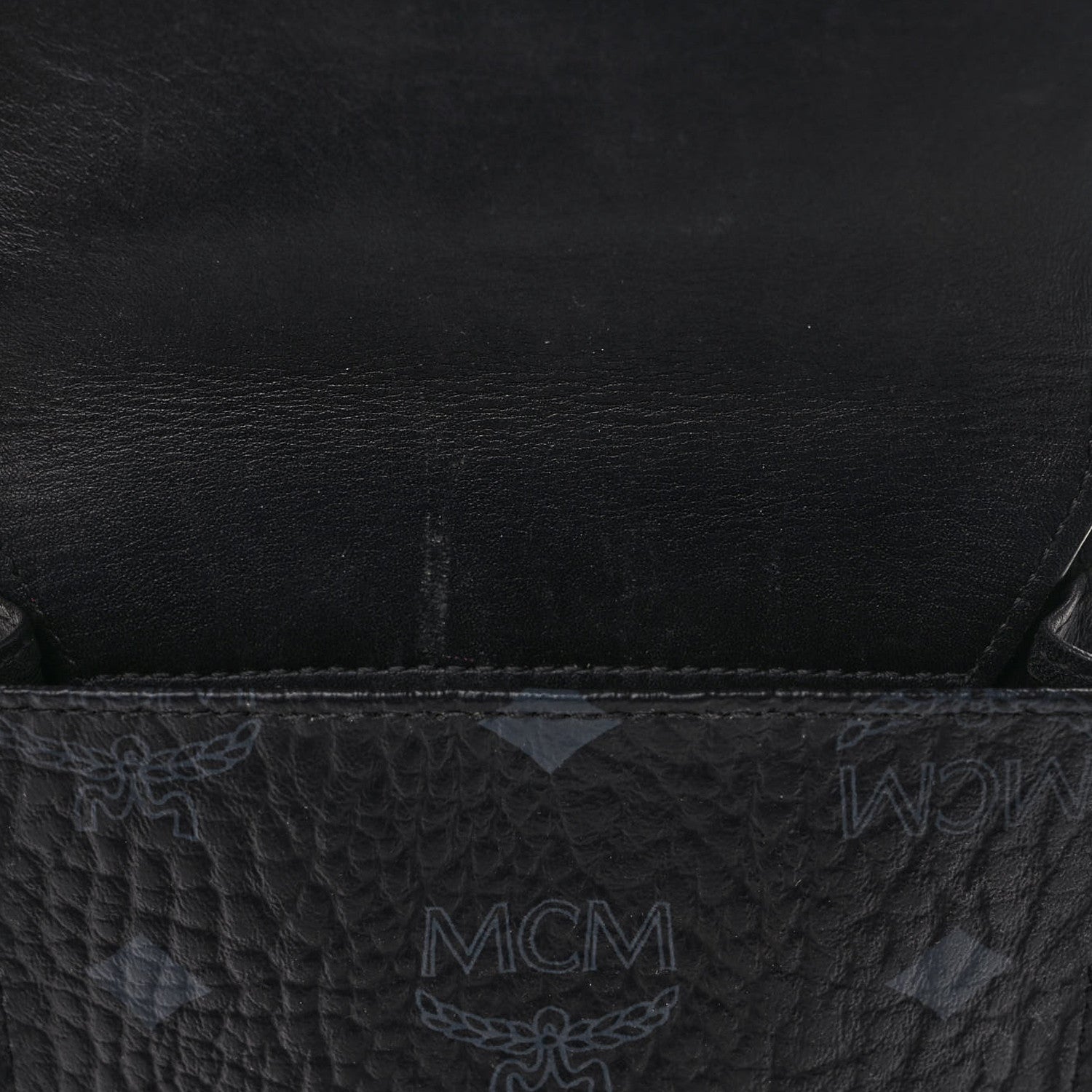 MCM Visetos Geo Phone Case Crossbody Black 12 of 12