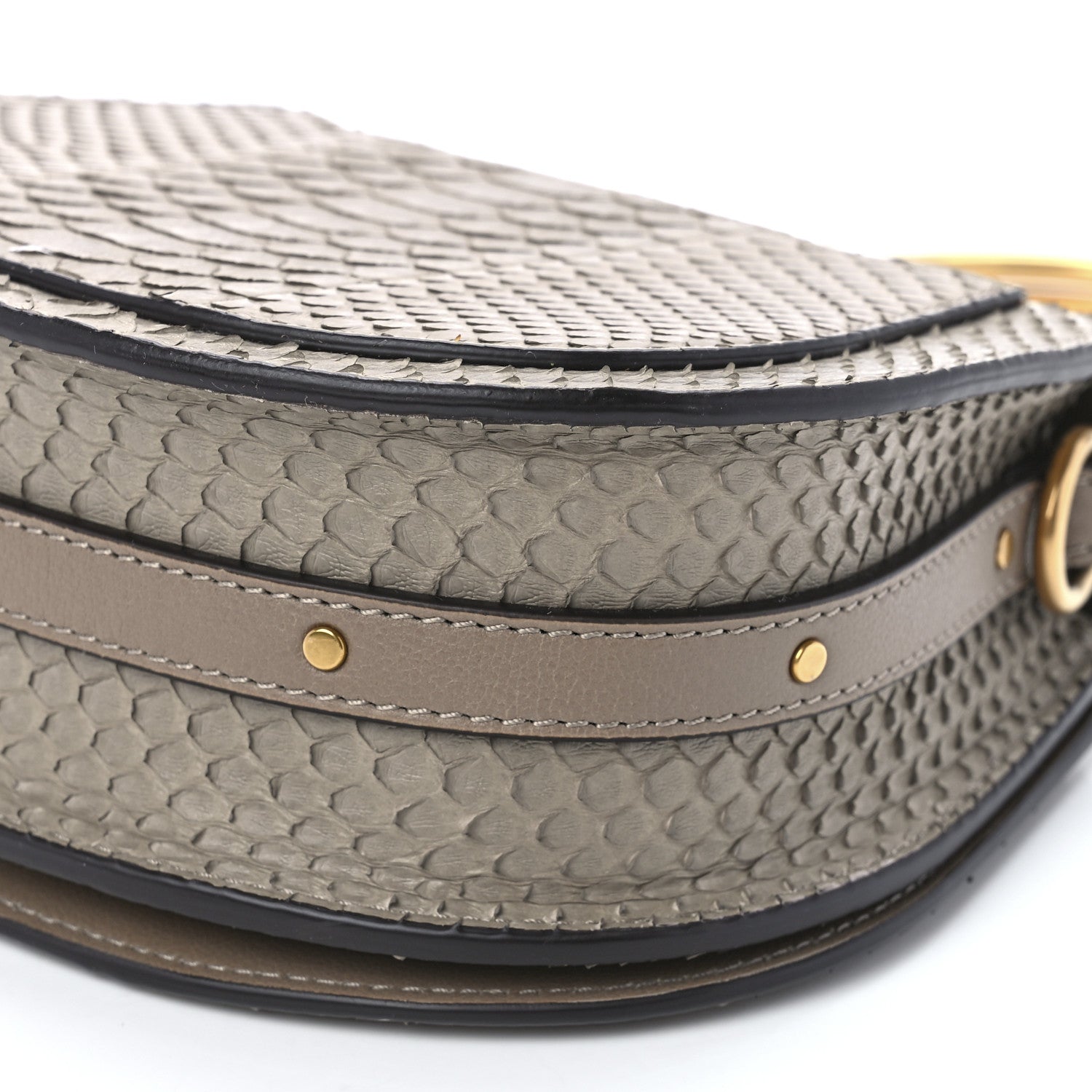Chloe Python Small Nile Bracelet Bag Motty Grey 12 of 13