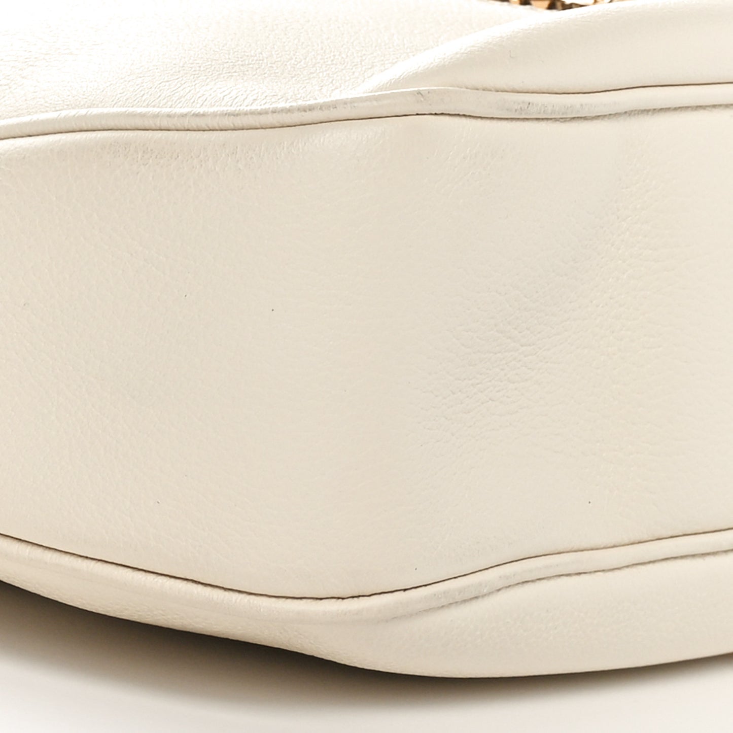 Calfskin La Medusa Hobo Crossbody White