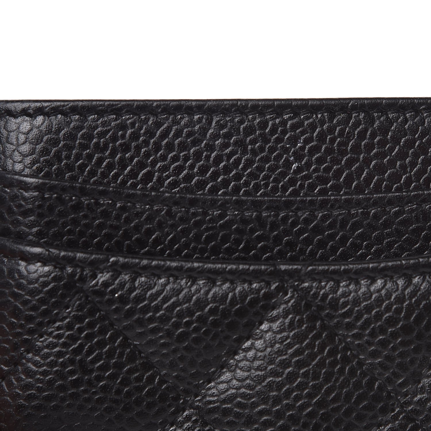 Chanel Caviar Quilted Card Holder Black 9 of 10
