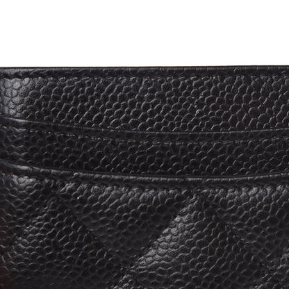 Chanel Caviar Quilted Card Holder Black 9 of 10
