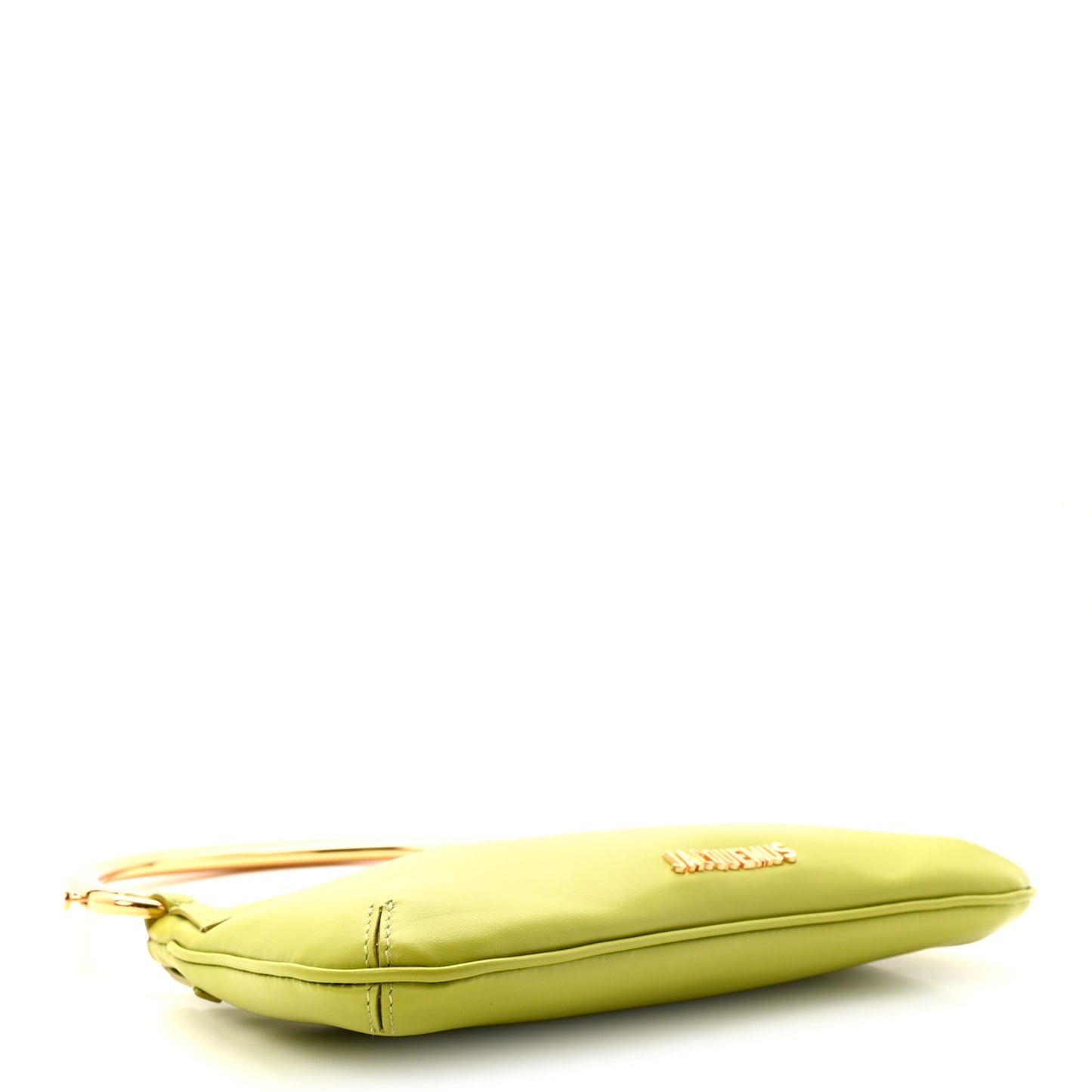 Smooth Calfskin Le Bisou Mousqueton Green