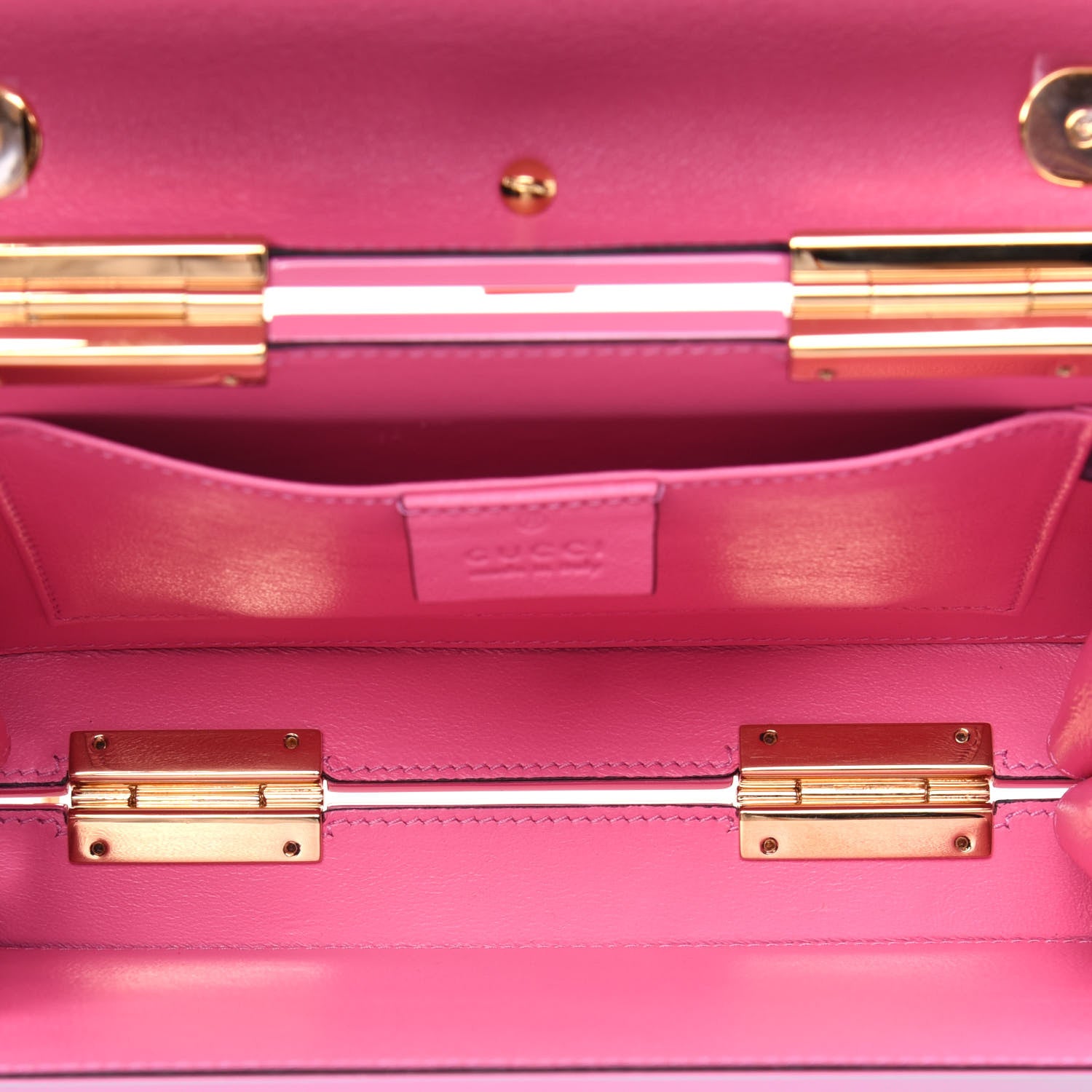 Gucci Plexiglass Mini Sylvie 1969 Top Handle Bag Pink 6 of 16