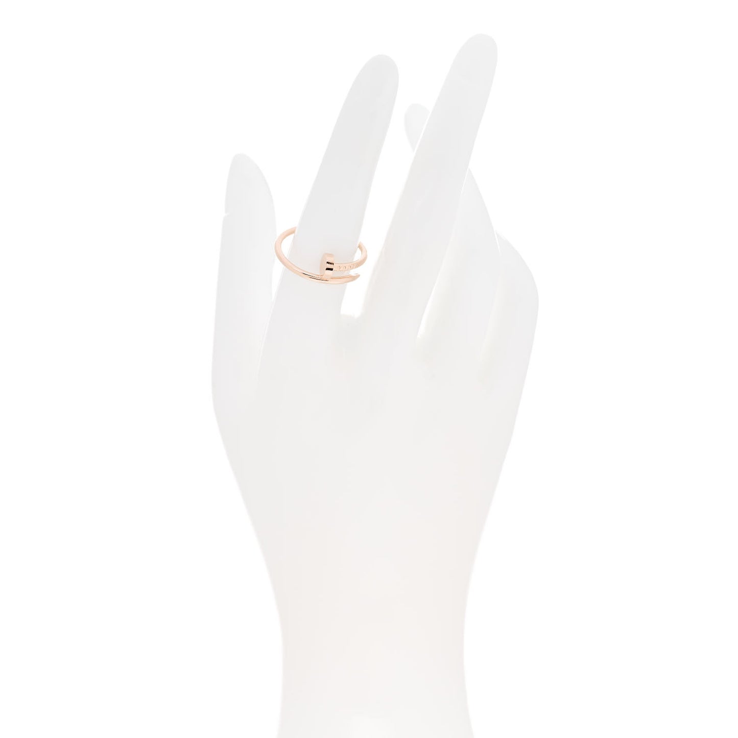 18K Pink Gold Small Juste Un Clou Ring 56 7.5