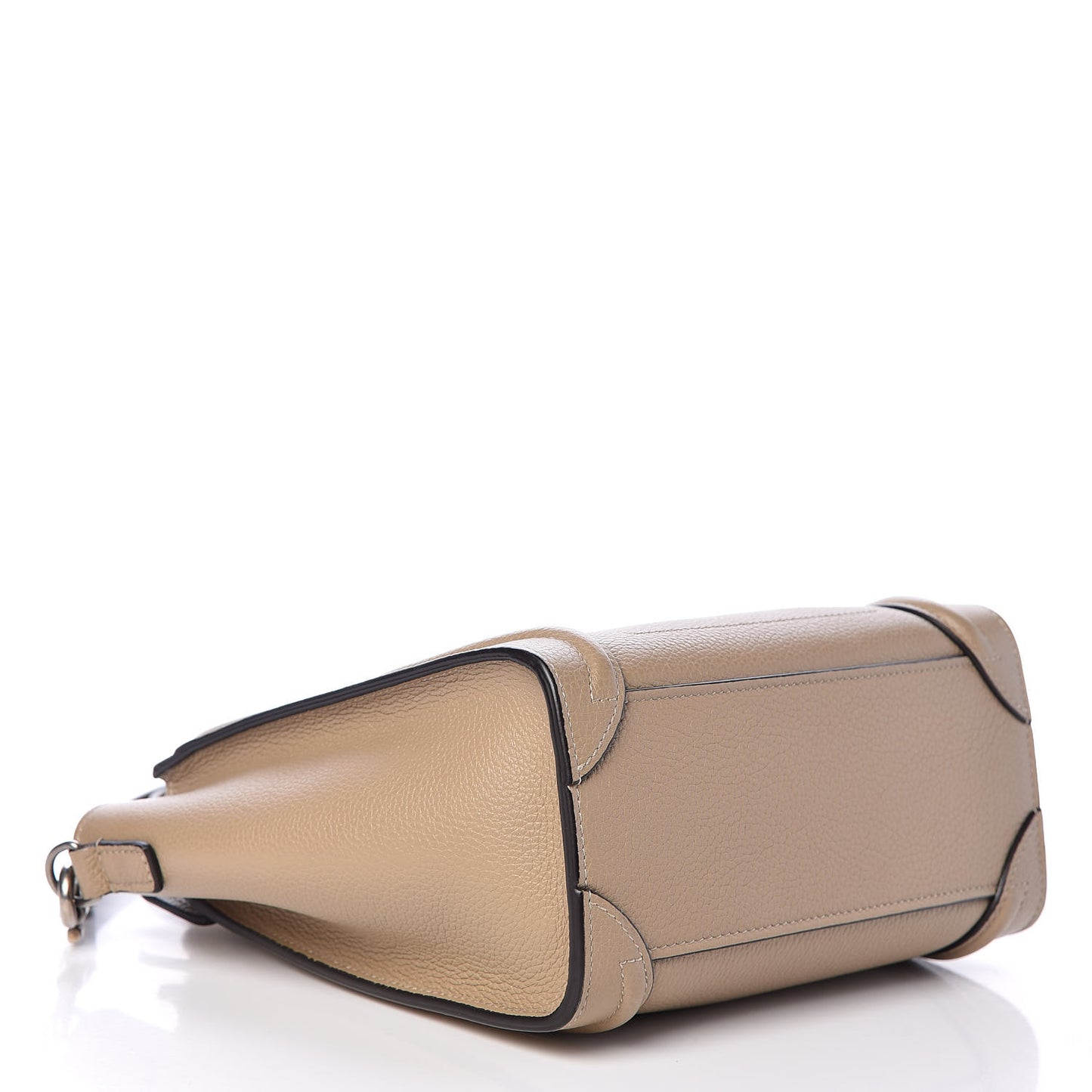 Drummed Calfskin Nano Luggage Dune