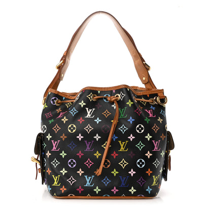 Louis Vuitton Monogram Multicolor Petit Noe Black 1 of 11