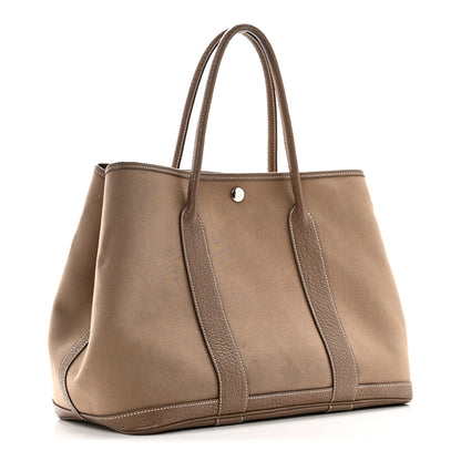 Hermes Toile Vache Garden Party 36 MM Etoupe 3 of 10