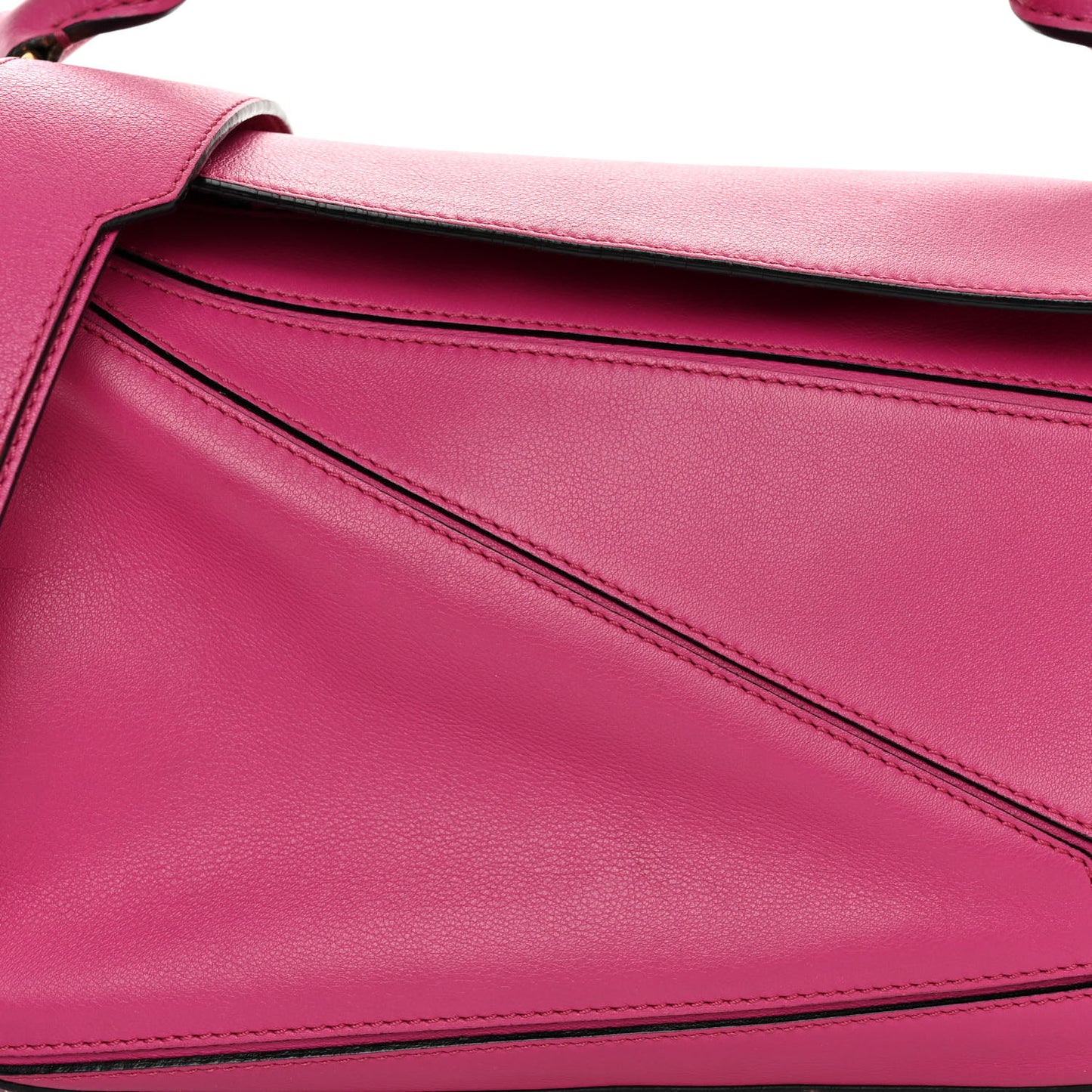 Calfskin Small Puzzle Bag Fuchsia