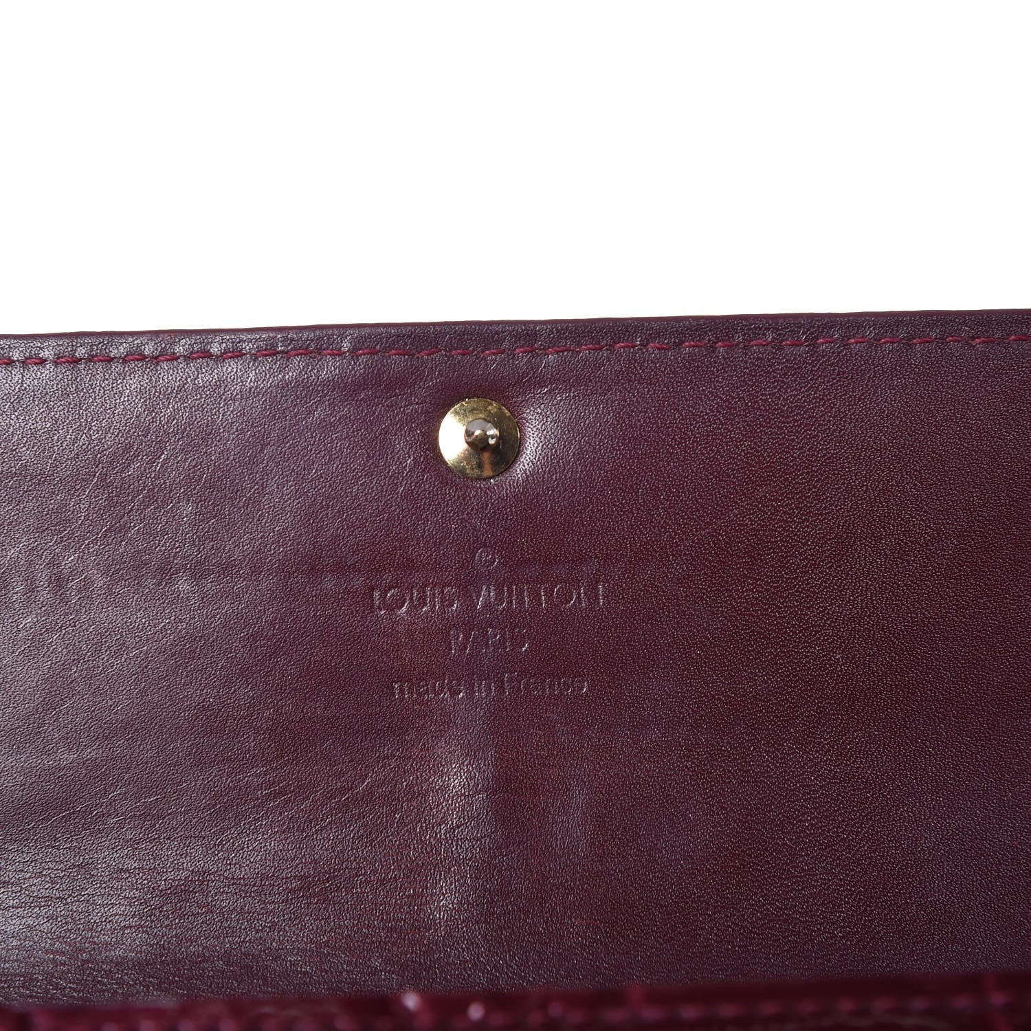 Louis Vuitton Vernis Sarah Wallet Rouge Fauviste 6 of 9