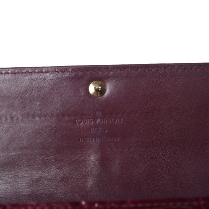 Louis Vuitton Vernis Sarah Wallet Rouge Fauviste 6 of 9