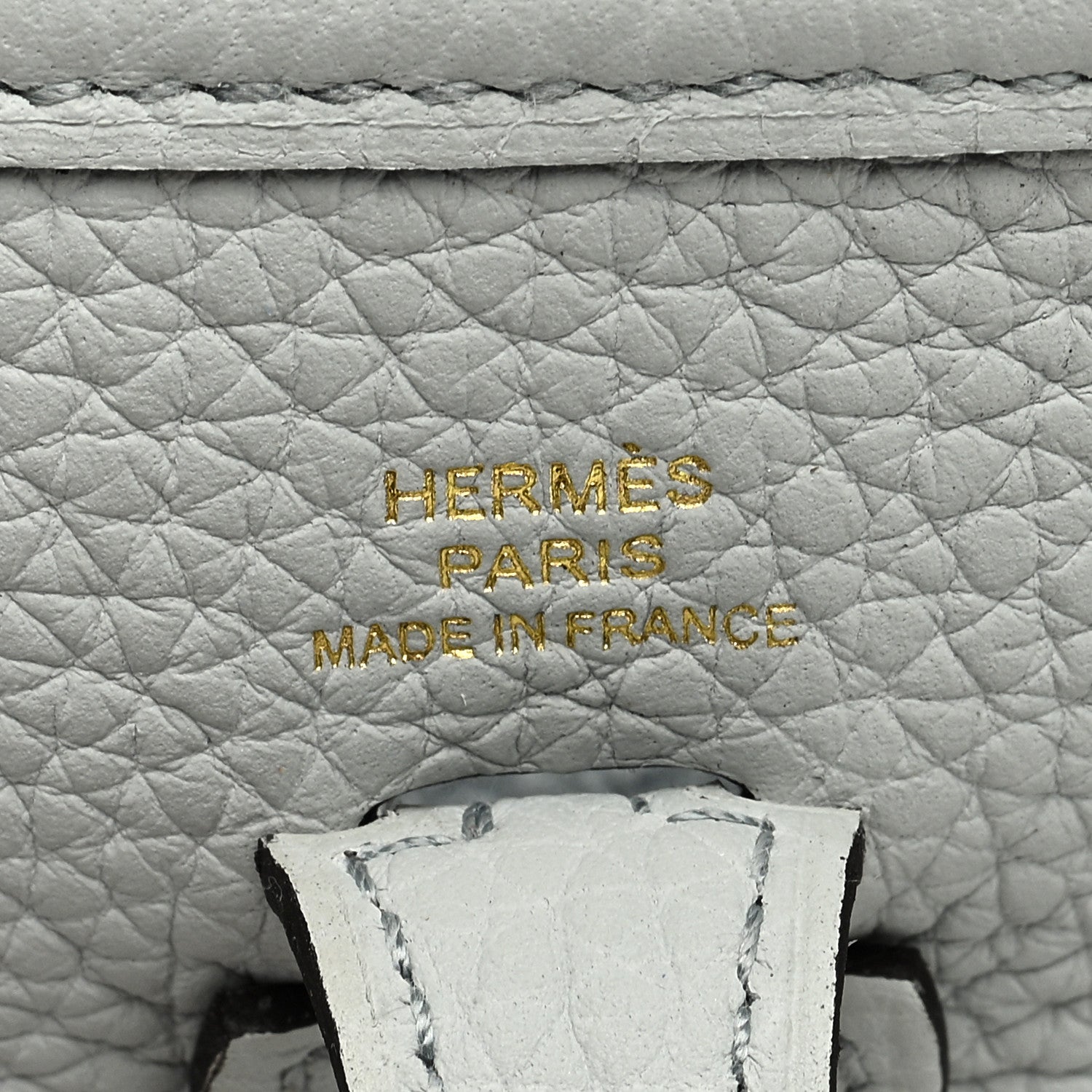 Hermes Taurillon Clemence Amazone Evelyne TPM Bleu Pale Nata 6 of 9