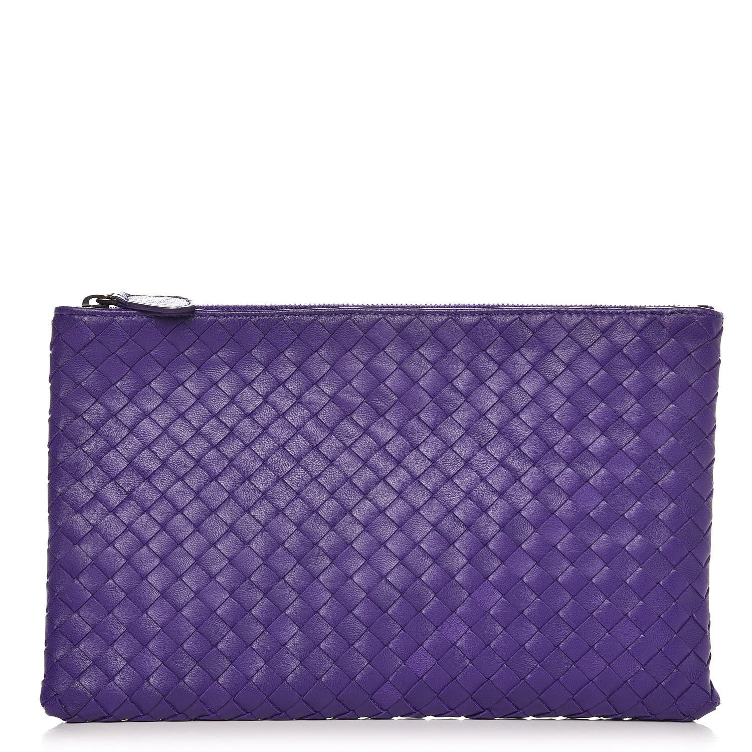 Bottega Veneta Nappa Intrecciato Medium Zip Pouch Anemone 1 of 8