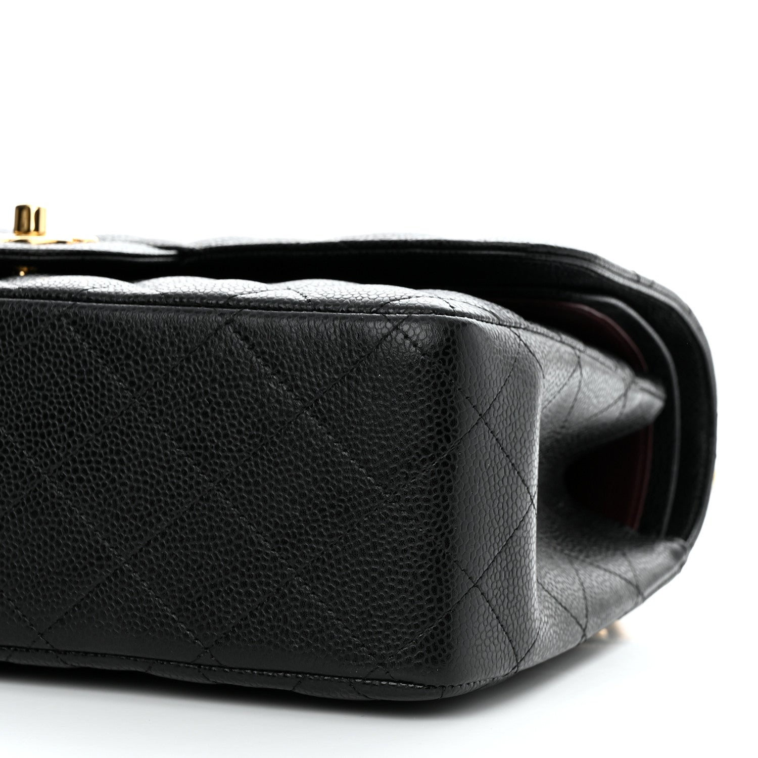 Chanel Caviar Quilted Jumbo Double Flap Black 10 of 11